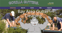 Desktop Screenshot of gorillagutters.com