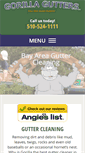 Mobile Screenshot of gorillagutters.com