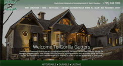 Desktop Screenshot of gorillagutters.ca